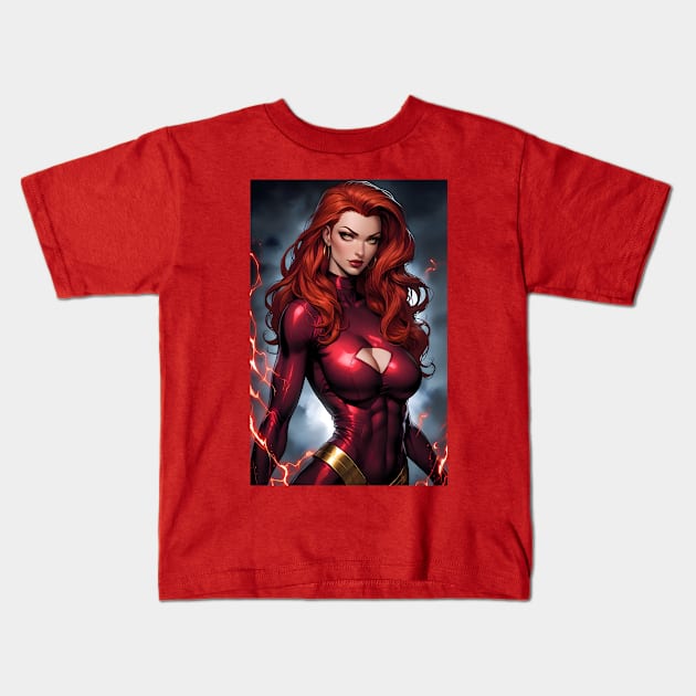 Madelyne Pryor Goblin Queen Kids T-Shirt by YourStyleB